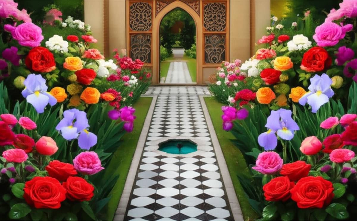 باغ گل ها کرمانشاه | تجربه ای از باغ های گل دیدنی ایران