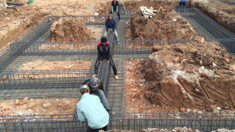 دستمزد اجرای فونداسیون سوله در سال 1404