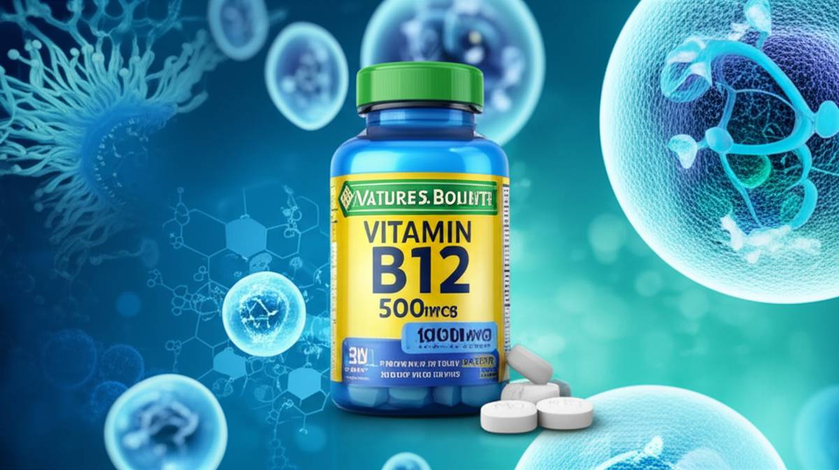 نقد و بررسی قرص ویتامین B12 نیچرز پلنتی (500 میکروگرم)