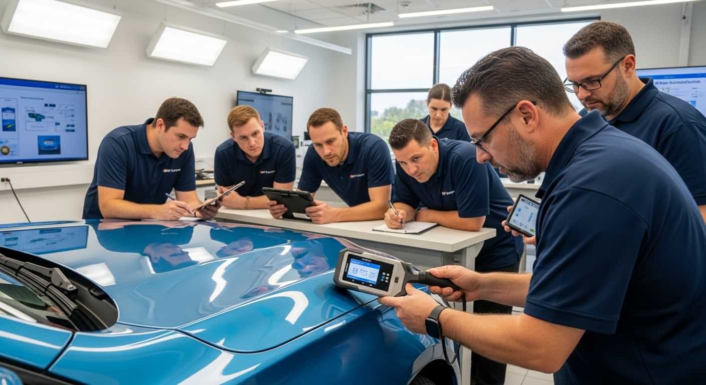 آموزشگاه تشخیص رنگ خودرو