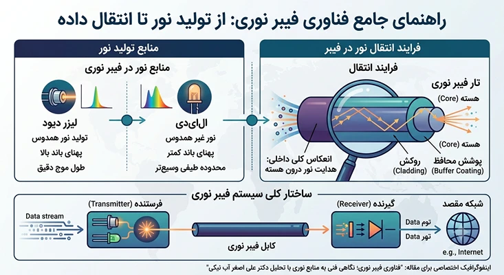 فیبر نوری از نگاه علی اصغر آب نیکی