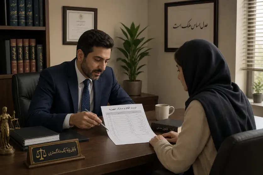 اعتبار سیاهه جهیزیه در دادگاه خانواده اصفهان